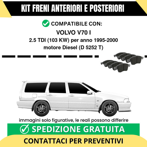 Pastiglie freno ant - ant, post