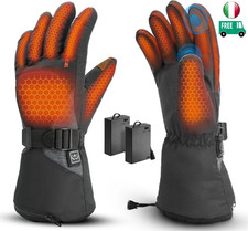 Guanti Riscaldanti Unisex A Batteria Taglia M, Moto, Sport Sci, Resistente 2025