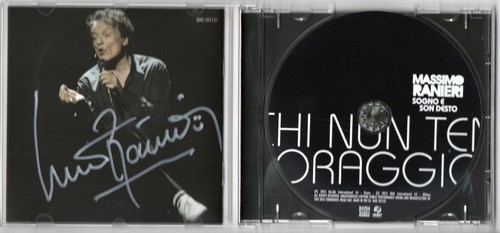 Massimo ranieri signed album - ranieri,