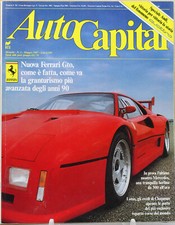 rivista auto capital ferrari gto alfa romeo 78 turbo evoluzione mercedes amg 190