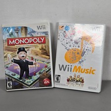Videogiochi musicali Monopoly e Wii completi per Nintendo Wii con custodie e manuali