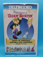 Vhs Le Avventure Di Teddy Ruxpin Animation Hanna Barbera Amicizia DELTAVIDEO