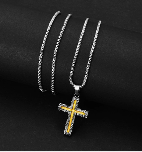 Collana con ciondolo - , croce