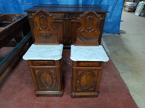 Coppia comodini epoca 900 - coppia, di