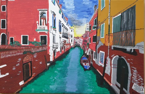 Quadro venezia cannaregio - quadro, venezia,