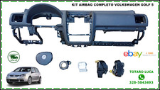 golf v kit airbag Volkswagen cruscotto volante palloni cinture sicurezza golf 5