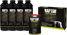 U-Pol Raptor Kit Vernice Protettiva bedliner 4L+ Pistola - NERO