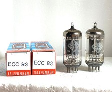 2 x ECC83 12AX7 TELEFUNKEN