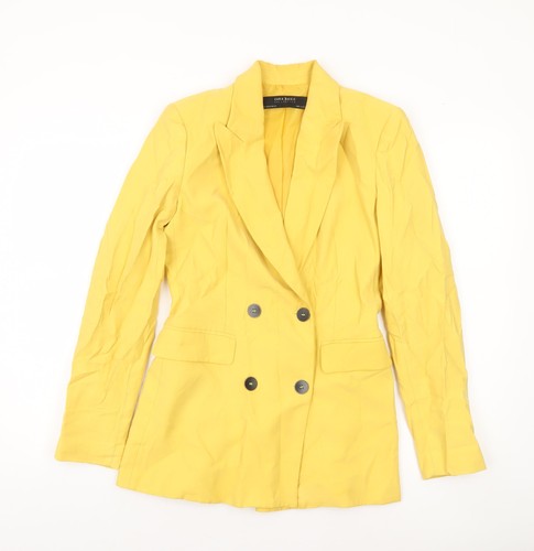 Blazer donna giallo regolare