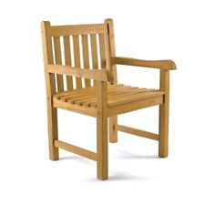 Sedia con braccioli in legno