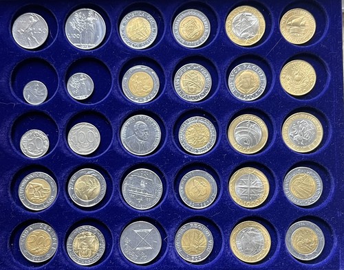 Monete lire circolate italia - monete,