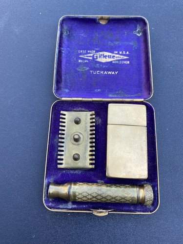 Vintage 1930 gillette gold - vintage, 1930's