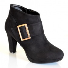 Stivali donna neri oro