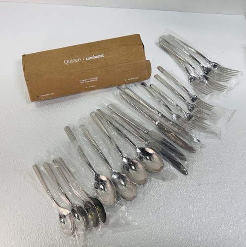 Set posate acciaio inox lucido - set,