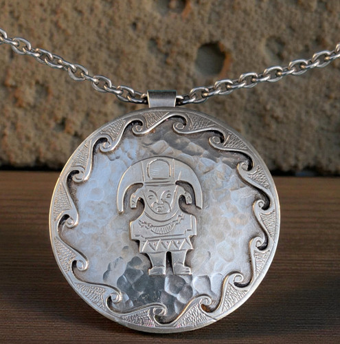 Collana con ciondolo - , tribale