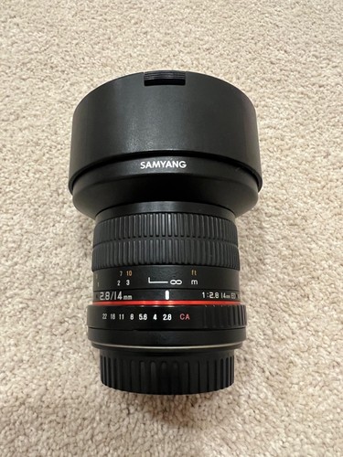 Samyang sy14m 14mm 8 mf - samyang, sy14m-c
