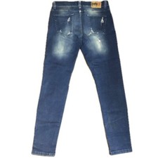 Jeans Over-D Uomo Taglia 50, Blu, Cotone Elastan, Usati in Ottime Condizioni