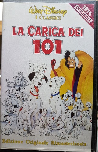 Carica dei 101 vhs - la,