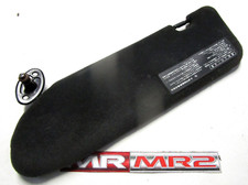 Visiera parasole nera lato