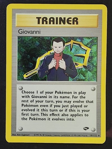 Pokemon giovanni 132 - giovanni, (lp)