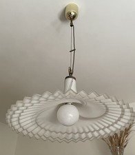 Lampadario Sospensione “La Murrina” In vetro Di Murano 1 luce bianco Classico