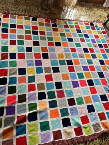 Coperta matrimoniale fatta - coperta, a