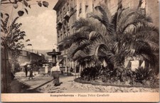 Sampierdarena Piazza Felice Cavallotti – Genova Italia Cartolina d'epoca
