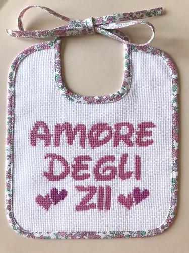 Bavetta bavaglino bimba amore - bavaglino,