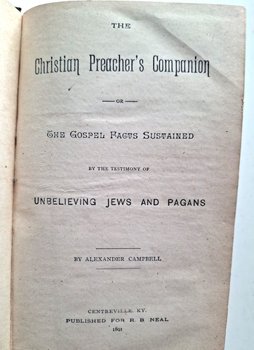 Alexander campbell christian - campbell,