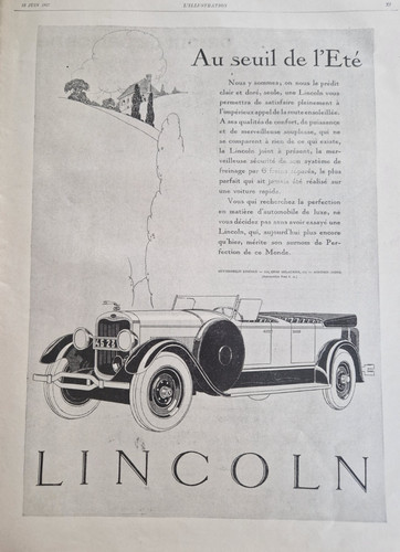 Lincoln auto pubblicità - ,