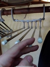 Stampella appendi pantaloni leggeri armadio 5 posti organizzatore 2 Pezzi