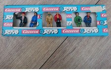 Vintage CARRERA SERVO pack 6 figurine figure per scaletrix set auto F1 crowd fan