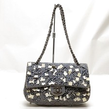 Borsa a mano Chanel blu navy