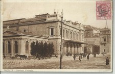 TRIESTE - Stazione Centrale - animata - viaggiata  1.5.1927    -aav812