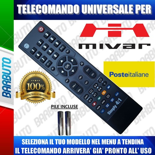 Telecomando universale mivar - universale,
