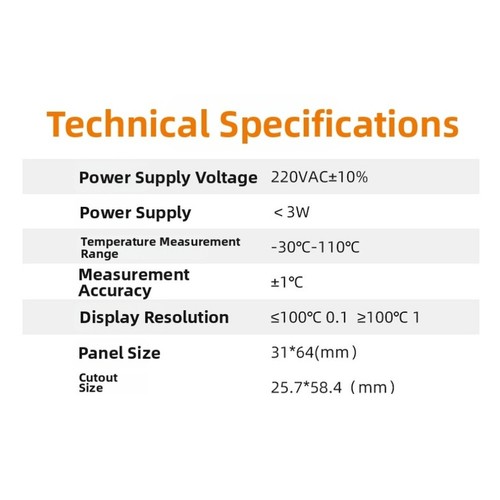 Display temperatura con sonda