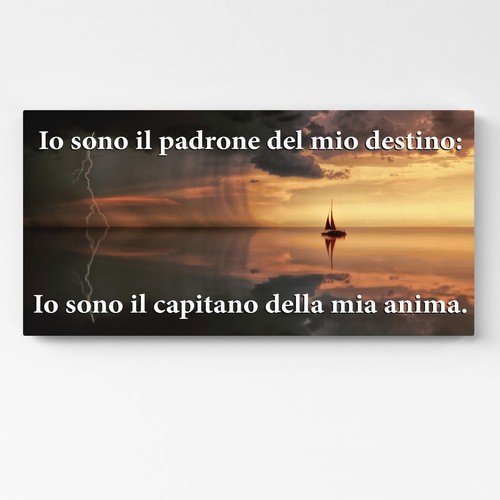 Quadro motivazionale con - quadro, frase