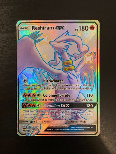 Carte pokémon reshiram gx - :,
