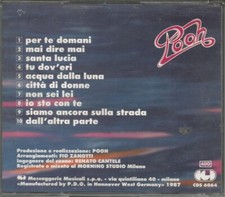 POOH - RARO CD 1 STAMPA SENZA BARCODE " IL COLORE DEI PENSIERI "