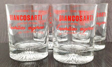 BIANCOSARTI L'APERITIVO VIGOROSO BICCHIERE DA COLLEZIONE PUBBLICITARIO