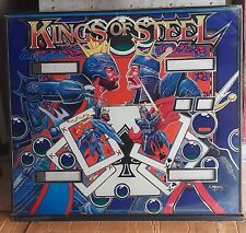 Vetro Testata Flipper Bally Midway " Kings Of Steel " 