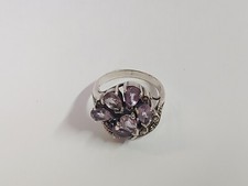anello donna argento 925 con pietre vintage