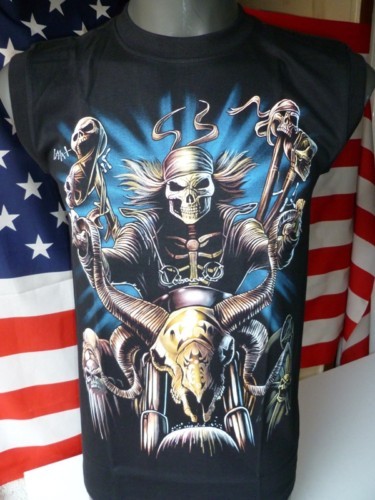 Smanicato shirt uomo teschio - uomo,
