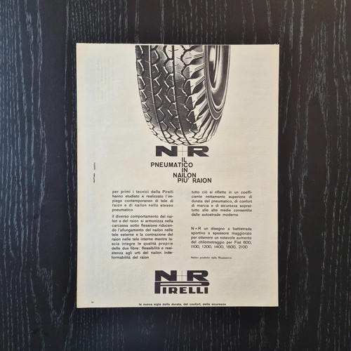 1961 pirelli original ad - #4,