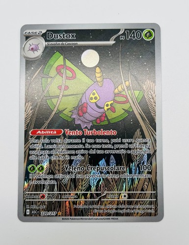Carta pokemon dustox - carta,