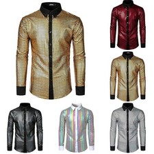 Men's Fashion Sequins Glitter