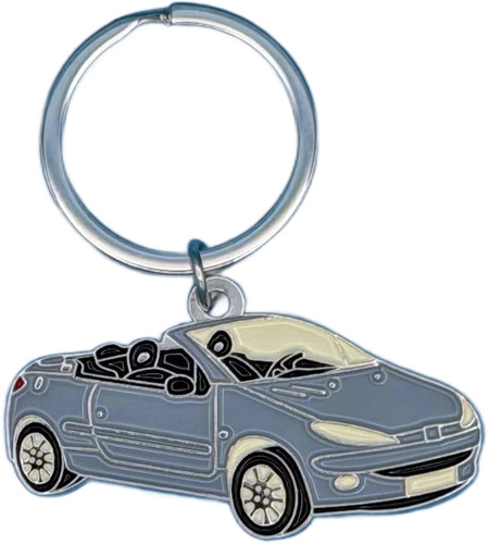 Porte clés peugeot 206cc - porte-clés,