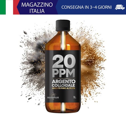 Argento colloidale puro ppm - argento,