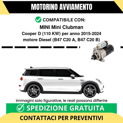 Motorino avviamento mini - avviamento,
