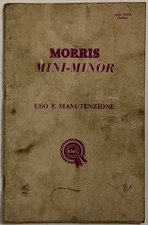 MORRIS MINI MINOR LIBRETTO USO